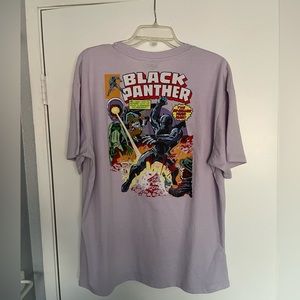 Marvel Black Panther Tee Shirt (Lavender) Size (L)